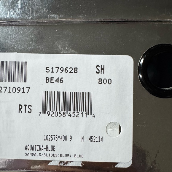 Turquoise sandals - Picture 3 of 5